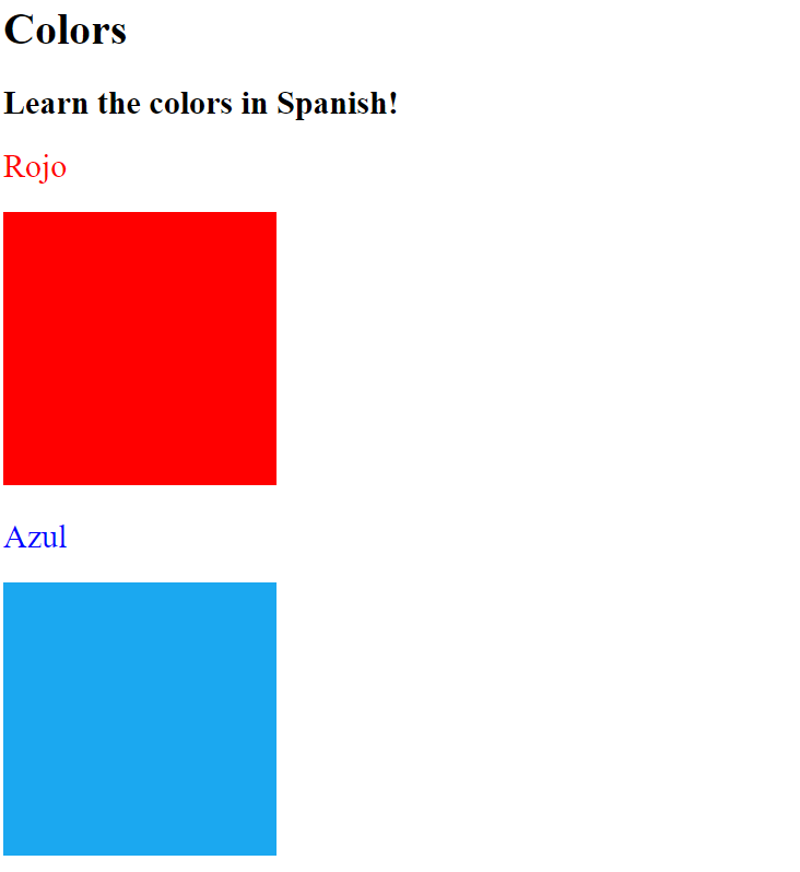 spanish Vocabulary Project preview